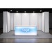 Counter with a light box on the front WITHOUT DOOR - H1000 x L2300 x P500mm
