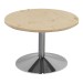 Chrome / Wood Terra low table