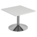 Chrome / White Véga low table