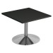 Chrome / Black Véga low table