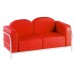 Red Hélèna sofa