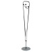 Chromed steel coat rack