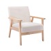 White Isak armchair