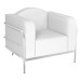 White Hélèna armchair