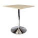 Chrome / Wood Volga 70 table