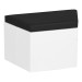 Black Cassandra corner bench