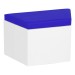 Blue Cassandra corner bench