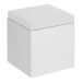 White Cassandra square bench