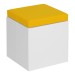Yellow square Cassandra bench