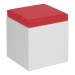 Red Cassandra square bench