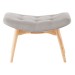 Grey Iceberg ottoman