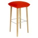 Orange Ergon stool