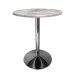 grey Circus 60 table chrome