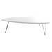 White Galet low table
