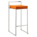 Orange Vénitia stool