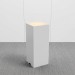 Illuminated stele / totem L400 x W400 x H1000mm